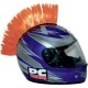 Crete ORANGE Mohawk pour casque moto PC Racing