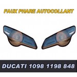 DUCATI 848-1098-1198 FAUX PHARES AUTOCOLLANTS - 3649