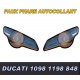 DUCATI 848-1098-1198 FAUX PHARES AUTOCOLLANTS - 3649