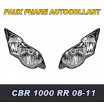 HONDA CBR1000RR 08-11 FAUX PHARES AUTOCOLLANTS - 3636