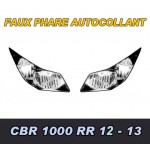 HONDA CBR1000RR 12-13 FAUX PHARES AUTOCOLLANTS - 3638