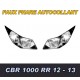 HONDA CBR1000RR 12-13 FAUX PHARES AUTOCOLLANTS - 3638