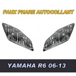 YAMAHA R6 06-13 FAUX PHARES AUTOCOLLANTS - 3646