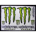 Monster Energy - Sticker/Autocollant Medium 14x16cm - MOTOFUN