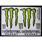 Monster Energy - Sticker/Autocollant Extra large 24x34cm