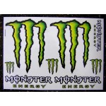 Monster Energy - Sticker/Autocollant Large 20x24cm - MOTOFUN