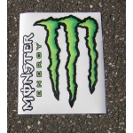 Monster Energy - Sticker/Autocollant Large 20x24cm